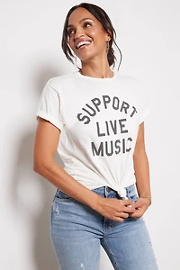 Support Live Music Tee