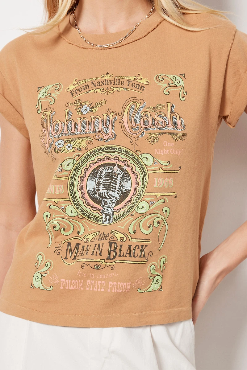 Johnny Cash Microphone Tee