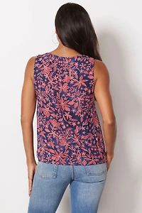 Finley Gathered V Neck Tank