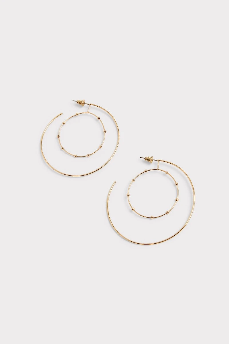 Kelly Double Hoop Earrings