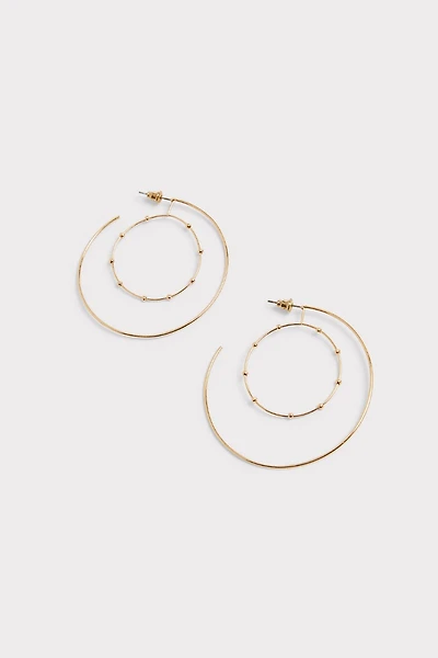Kelly Double Hoop Earrings
