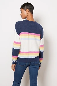 Stripe Crew Pullover
