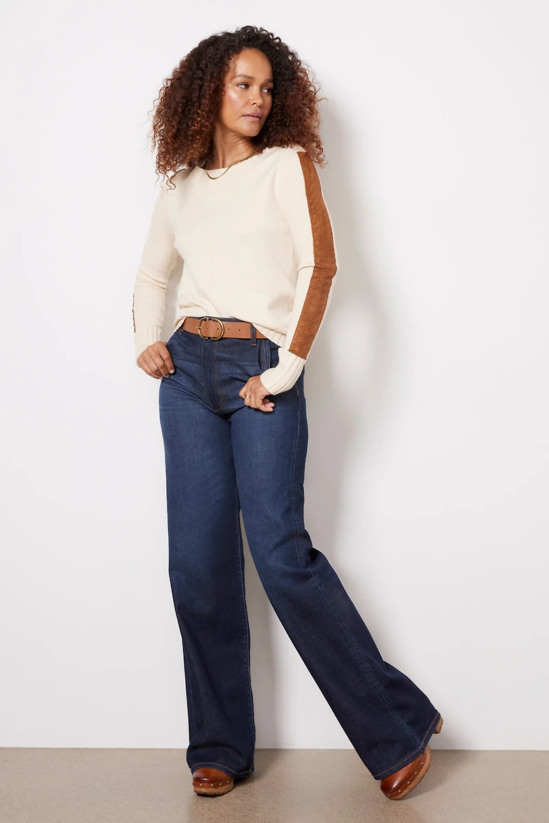 Harlow Suede Pullover