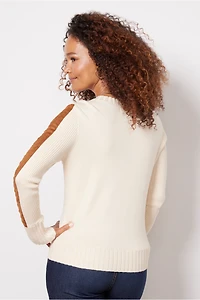 Harlow Suede Pullover