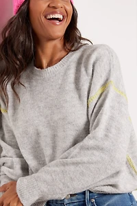 Oversized Crew Neck Pullover