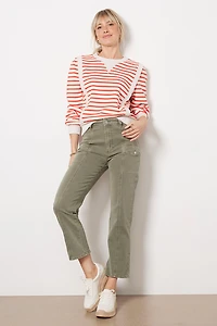 Amber Stripe Sweatshirt