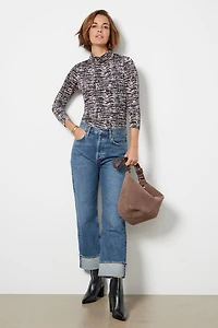 Mila Abstract Slinky Top