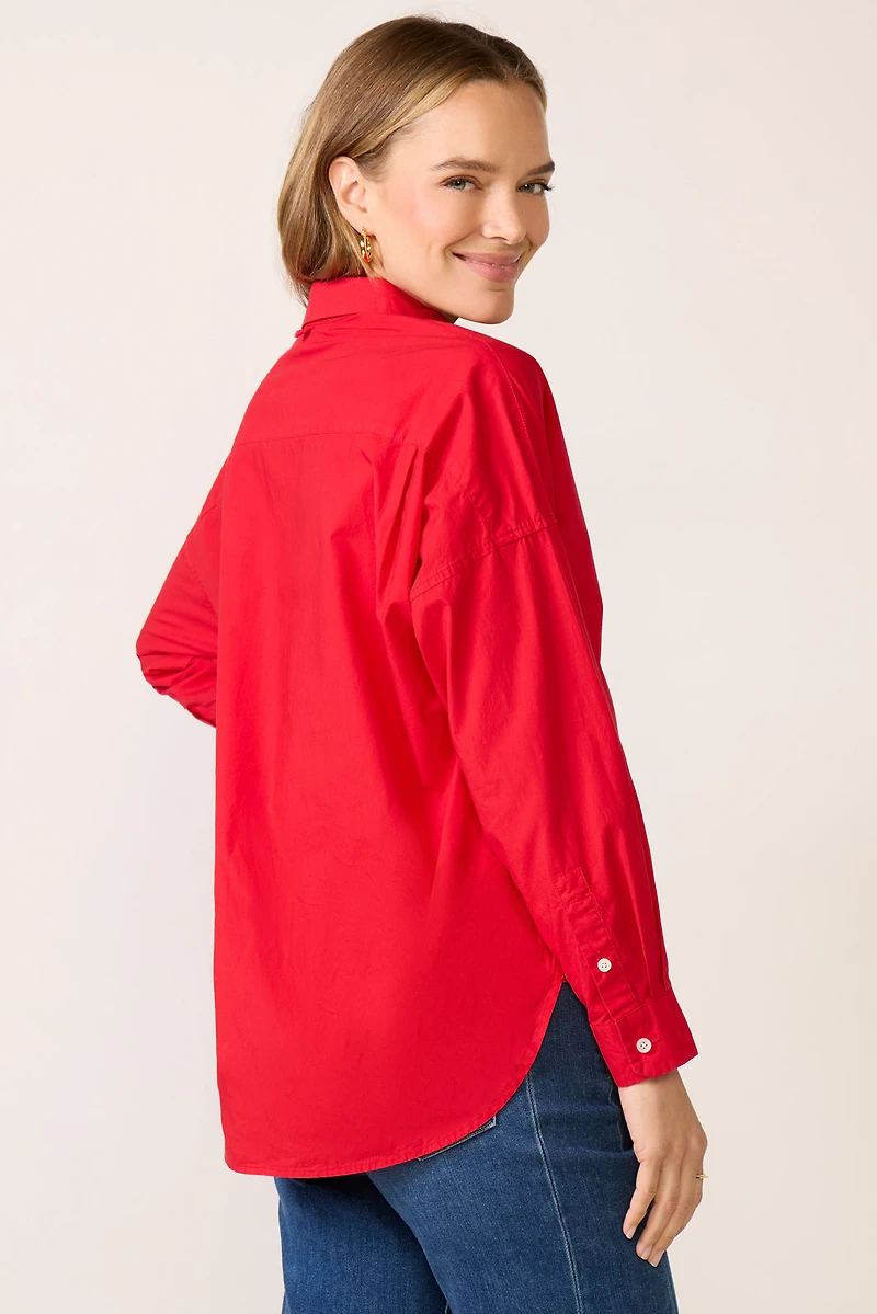 Jo Shirt Paper Poplin