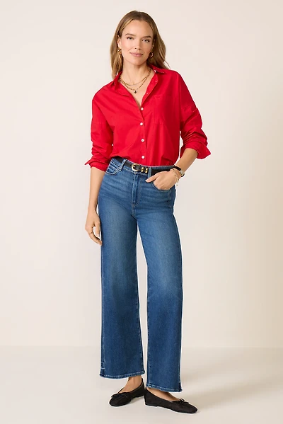 Jo Shirt Paper Poplin