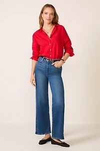 Jo Shirt Paper Poplin