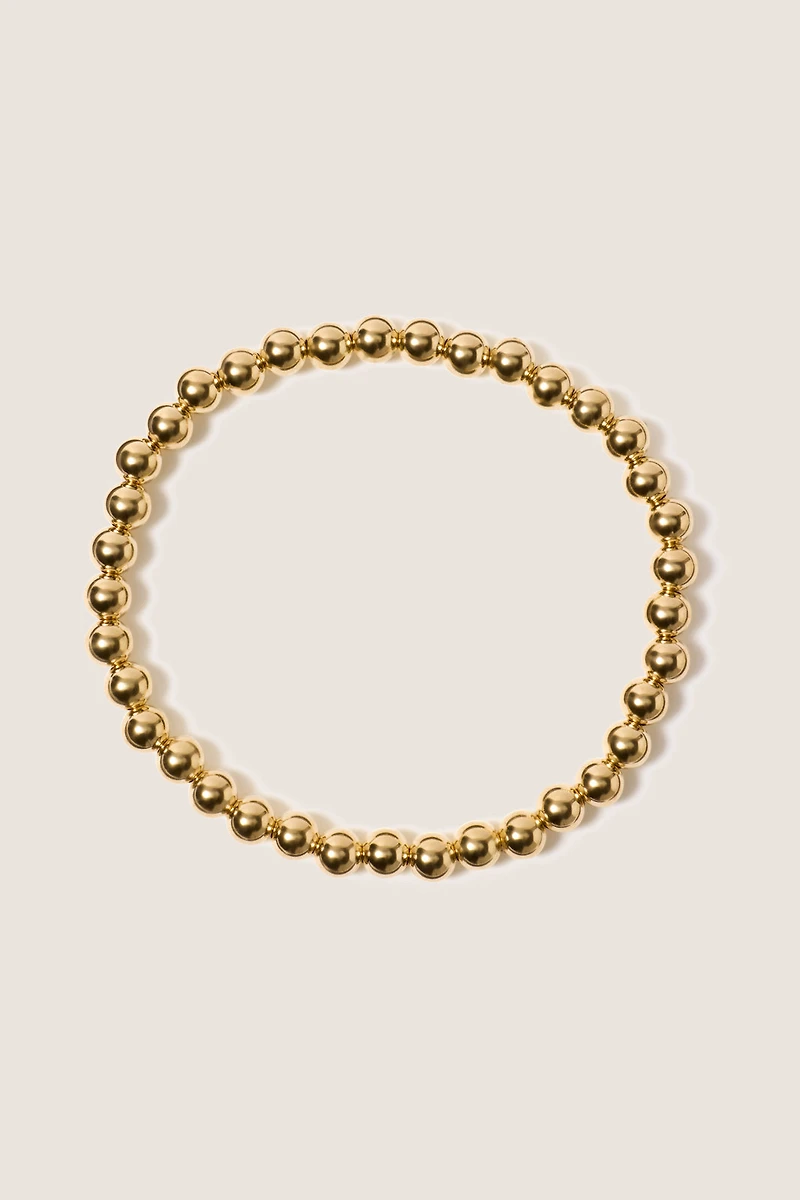 Classic Gold 5mm Bead Bracelet