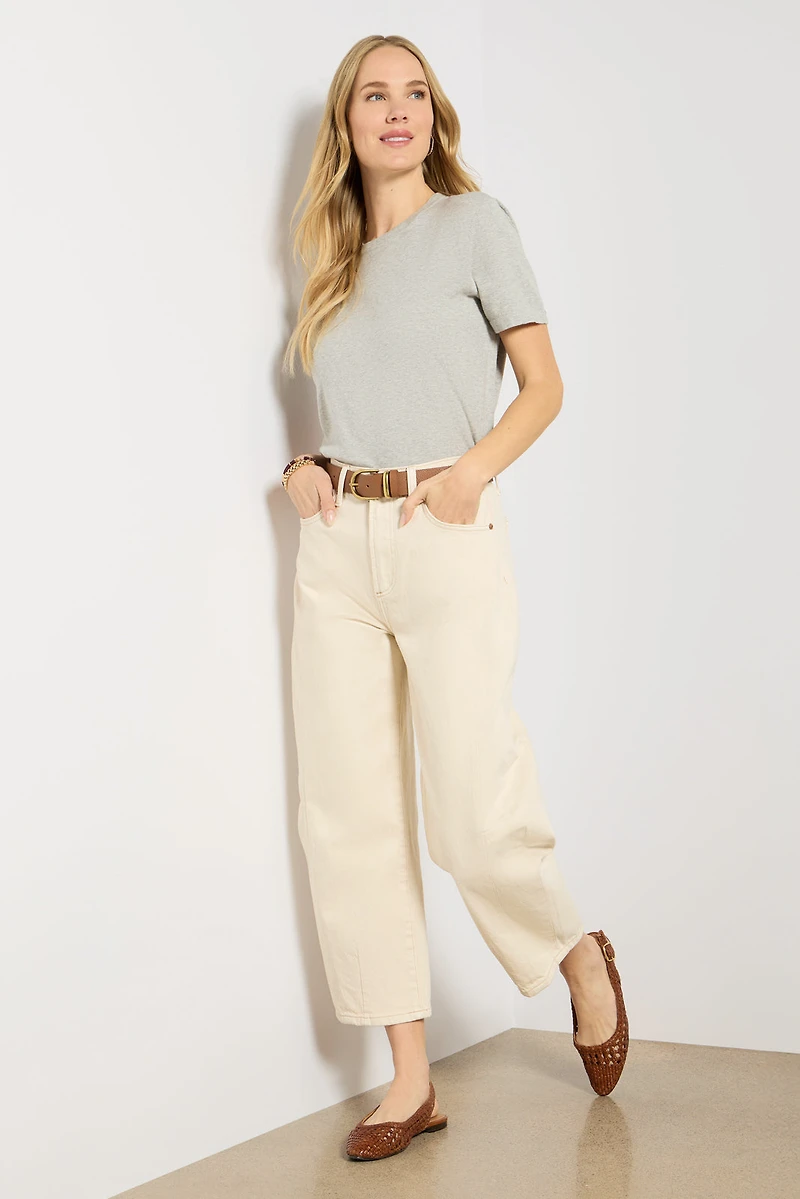 Cotton Cashmere Short Sleeve Tee