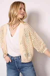 Abi Open Knit Cardigan