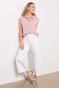 Magnolia Half Zip Tank