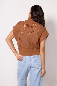 Gaines Half Zip Knit