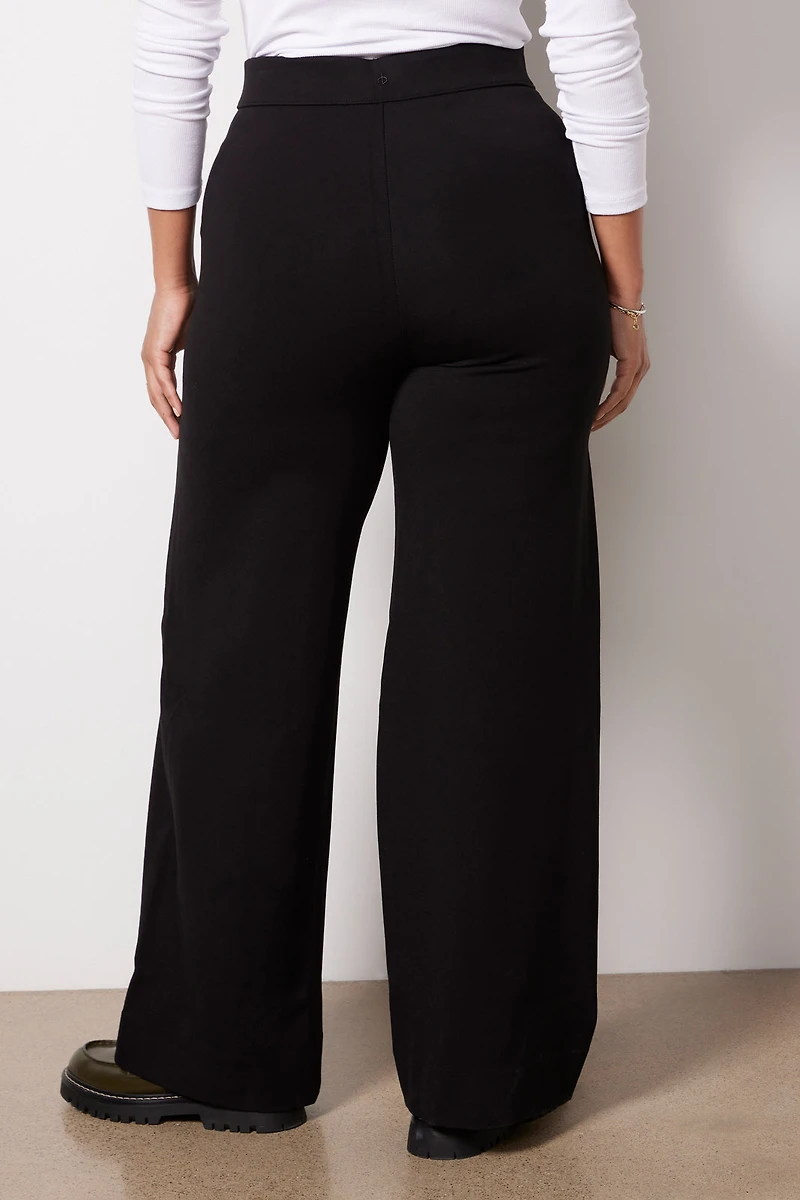 Irina Ponte Wide Leg Pant