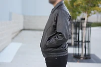 Sophisticated Bomber - Mens Black Jacket