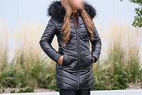 The Winter Puffer - black coat