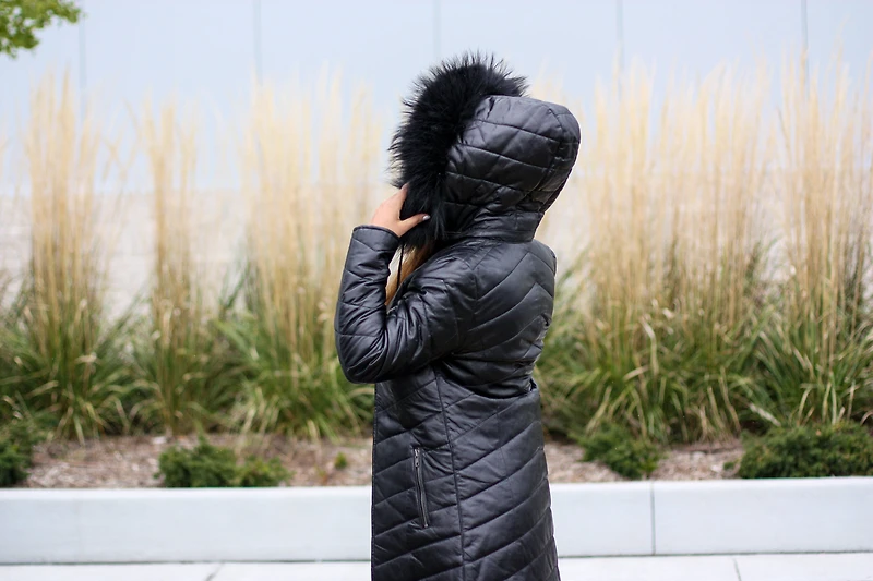 The Winter Puffer - black coat