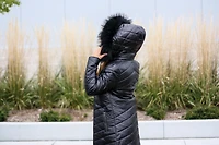 The Winter Puffer - black coat