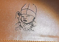Add an engraving: Sketch of an individual or personal item