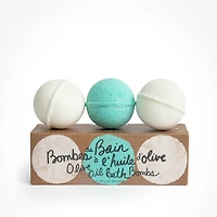 Bombes de bain à l'huile d'olive