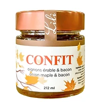 Confit d'oignons - Érable & bacon