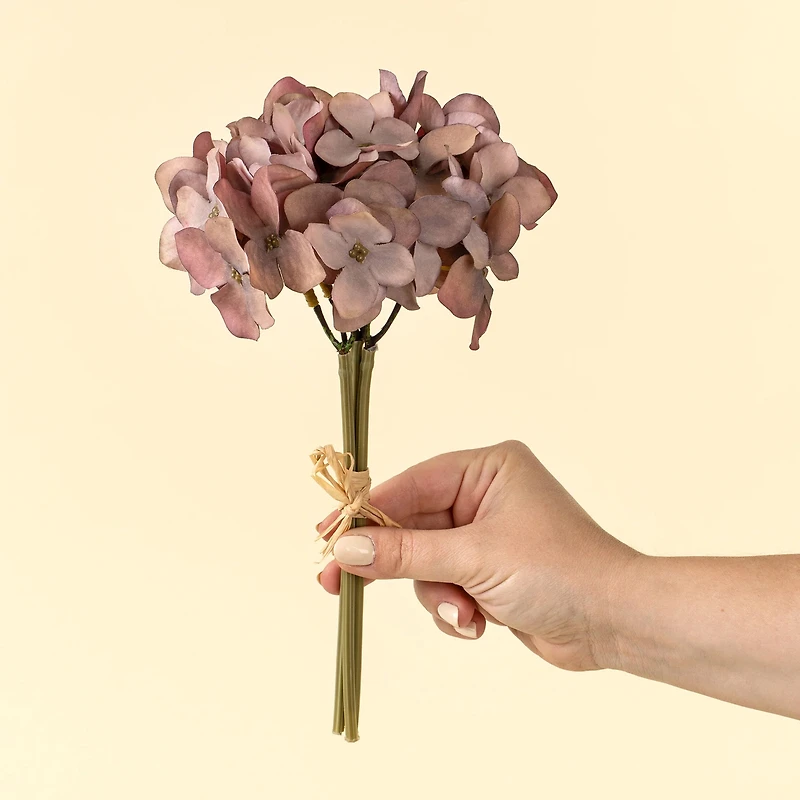 Bouquet d'hydrangées - Mauve