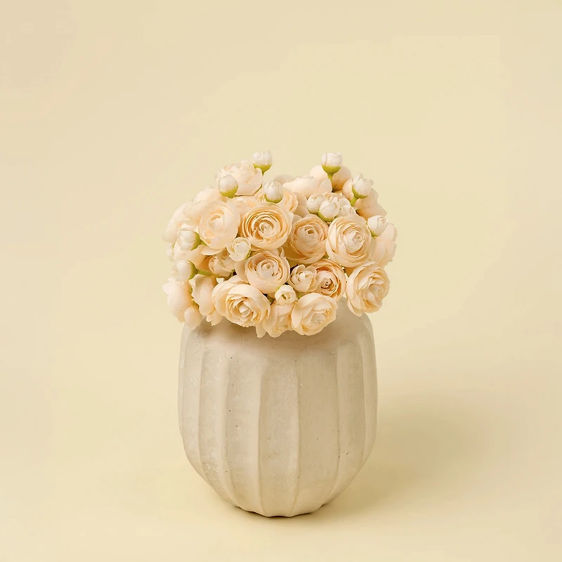 Bouquet de fleur crème - Renoncule