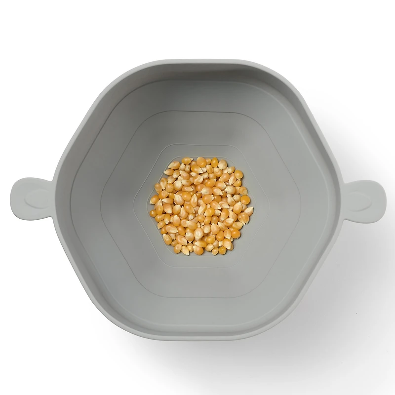 Collapsible microwave popcorn maker