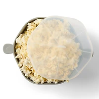 Collapsible microwave popcorn maker