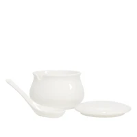 Small sugar bowl with spoon