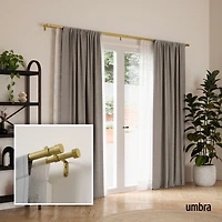 Gold curtain rod - Cappa double