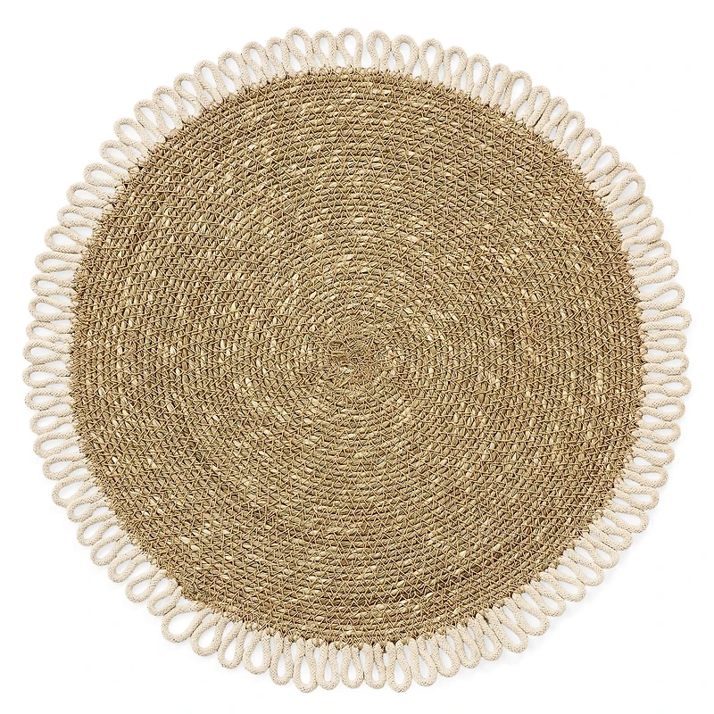 Round braided placemat - Sea grass