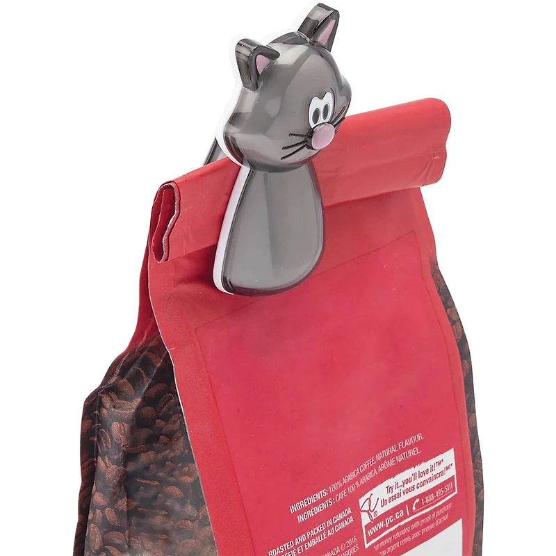 Ensemble pinces à sac (2) - Chat