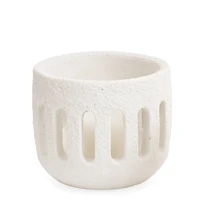 Porte-chandelle en ciment - Greige