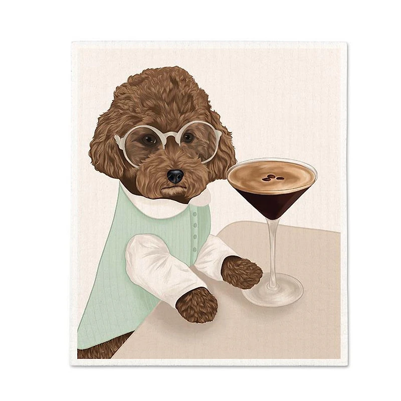 Sponge wipe - Dog & espresso martini