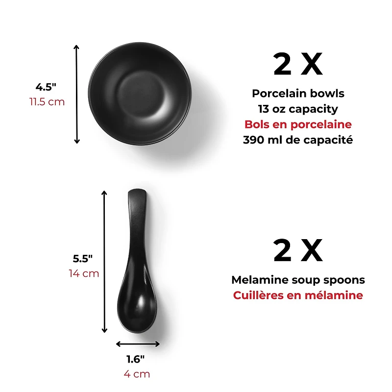 Ensemble à soupe - 4 morceaux