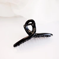 Pince à cheveux noire - Lustrée