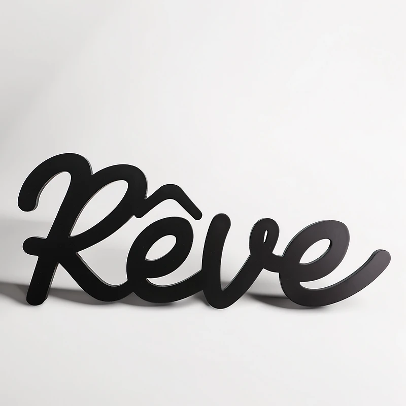 Mot « RÊVE » - Noir