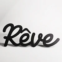 Mot « RÊVE » - Noir