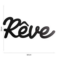 Mot « RÊVE » - Noir
