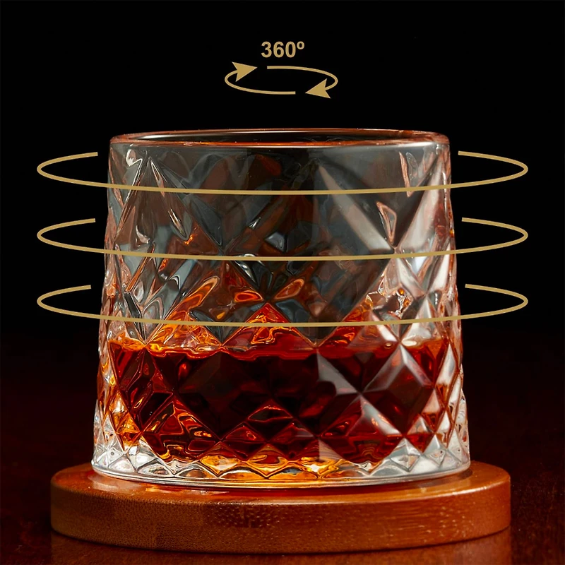 Ensemble de verres Ashford et sous-verres