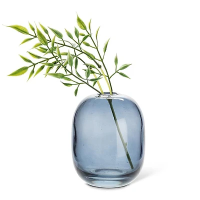 Bud vase blue - Oval