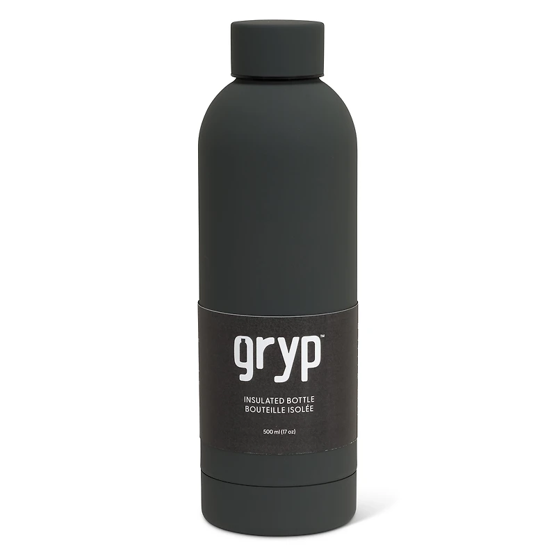 Bouteille d'eau isotherme charcoal - Gryp