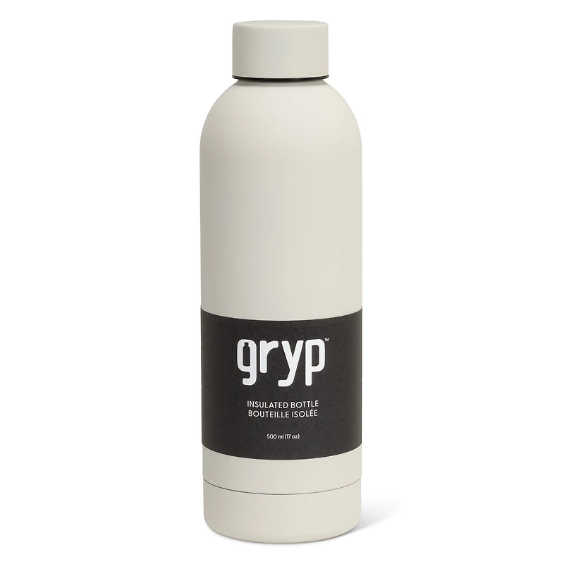 Insulated water bottle greige - Gryp
