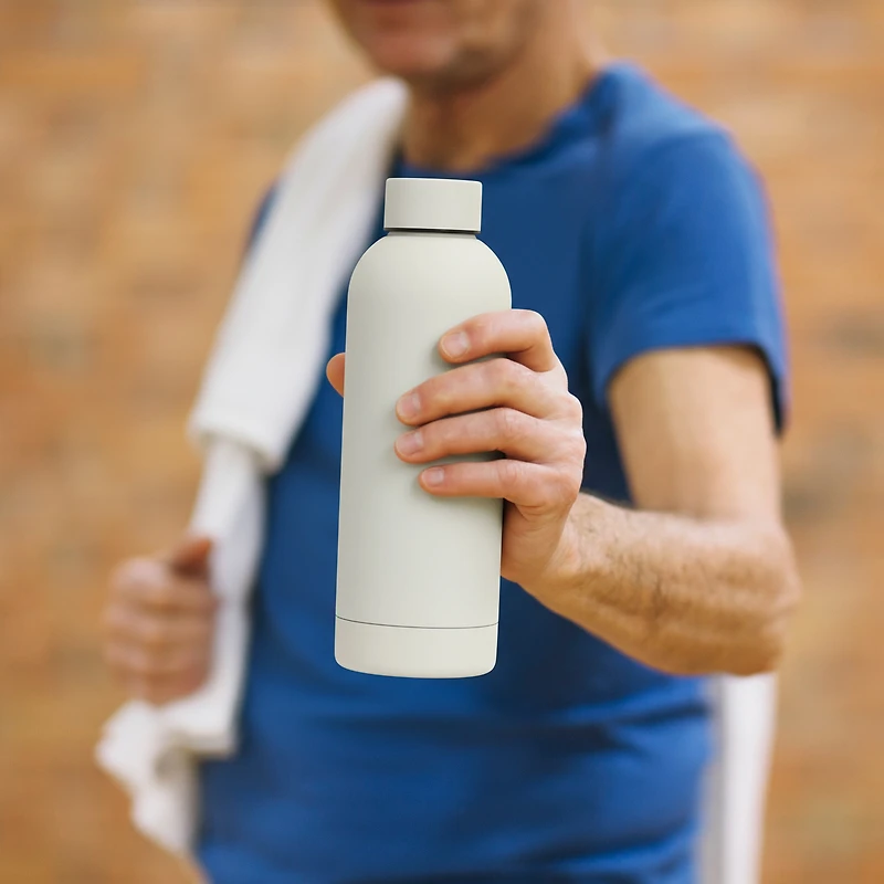 Insulated water bottle greige - Gryp