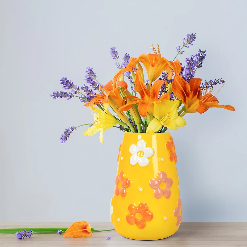 Vase - Marguerites éclatantes