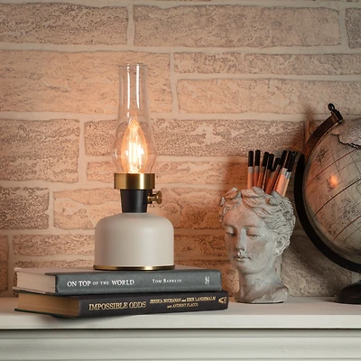 Vintage LED lantern - Ivory