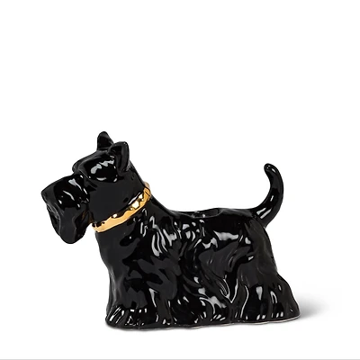 Candle holder - Black dog